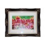กรอบรูปหลุยส์ไม้พลาสติก-กรอบหลุยส์สีน้ำตาล